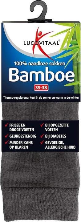 Actual product image Lucovitaal Bamboo Socks (Single pack, 35 - 38)