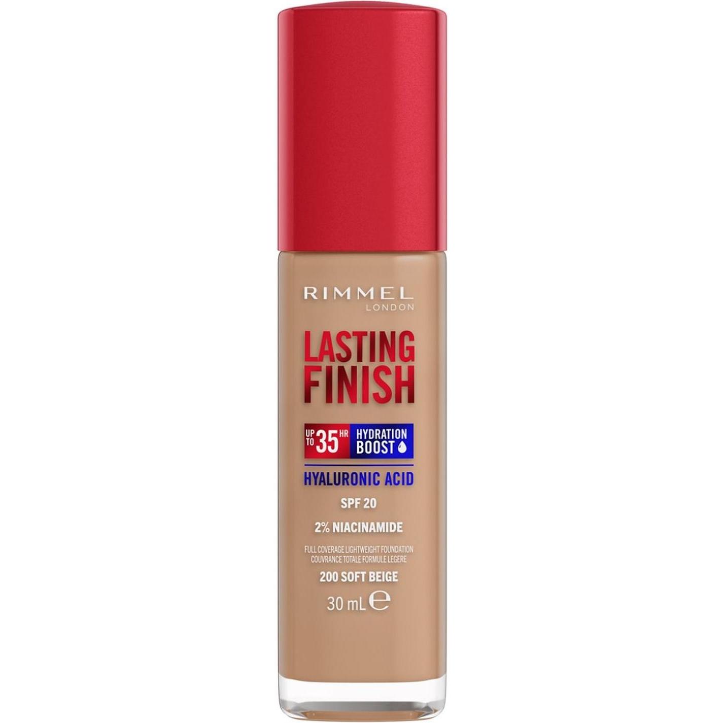 Rimmel London, Foundation, Lasting Finish 35H (200 Soft Beige)