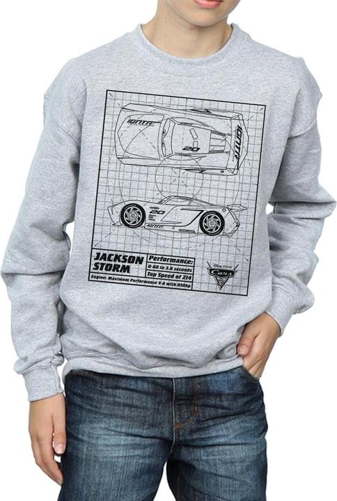 Image du produit Disney - Sweat CARS JACKSON STORM BLUEPRINT - Garçon (116)