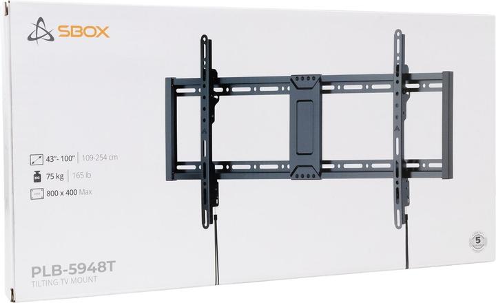 Produktbild Sbox PLB-5948T-2 (43-90/70kg/800x400) (Wand, 75 kg, 43" - 100")