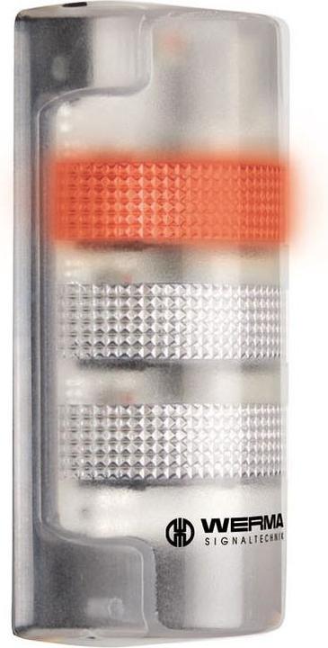 Actual product image Werma LED signal tower Flat SIGN trasnparent