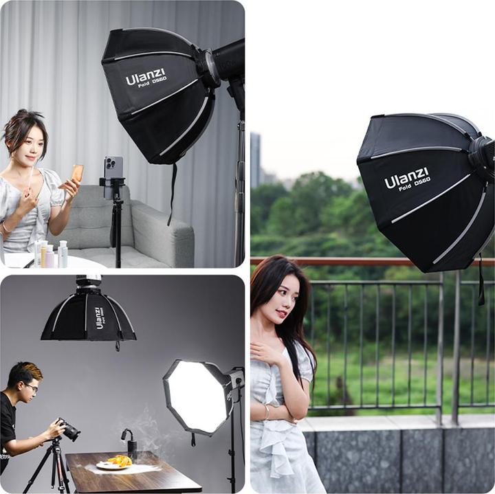 Actual product image Ulanzi LAS002 80cm Octagonal Soft Box with Bowens Mount (Soft boxes, 80 cm)