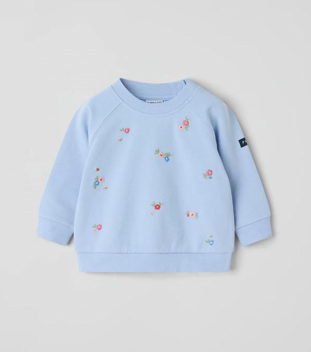 Produktbild PO.P Baby-Pullover mit Blumenstickereien (68)