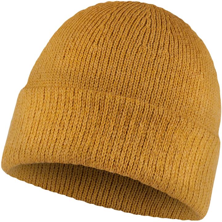 Buff Knitted Hat Jarn Ocher (One Size)