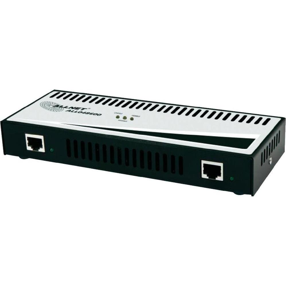 Allnet PoE Repeater Gigabit AT++ 90W - ALL048600 (RJ45 (2x)), Netzwerkadapter, Schwarz