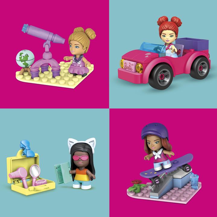 Actual product image Mega Bloks Mega Construx - Barbie playset bundle