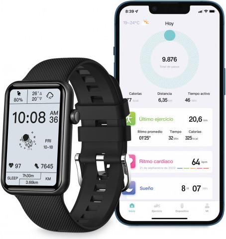 Immagine prodotto KSIX Smartwatch A Tubo Nero (46.20 mm)