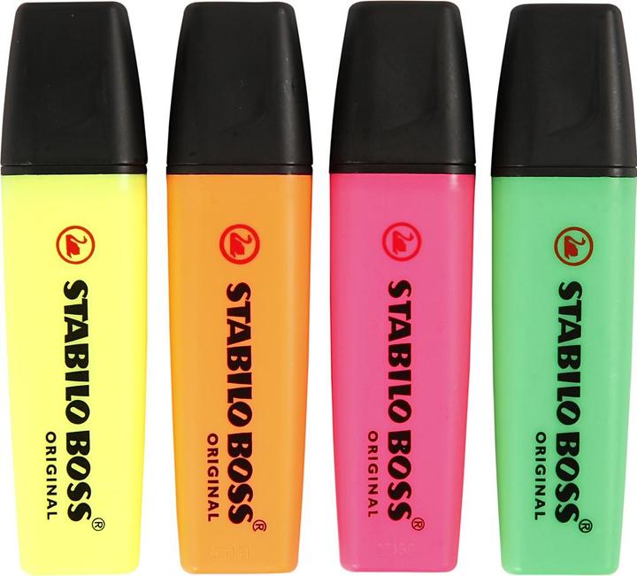 Produktbild STABILO BOSS ORIGINAL Textmarker (4 x)
