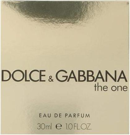 Actual product image Dolce & Gabbana The One (Eau de parfum, 30 ml)