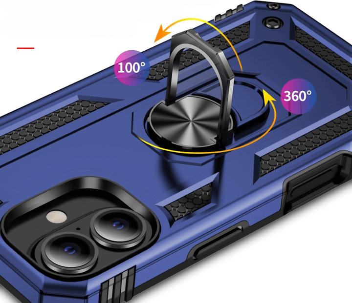 Produktbild Cover-Discount iPhone 16 - Robustes Back Cover mit Kickstand (Apple iPhone 16)