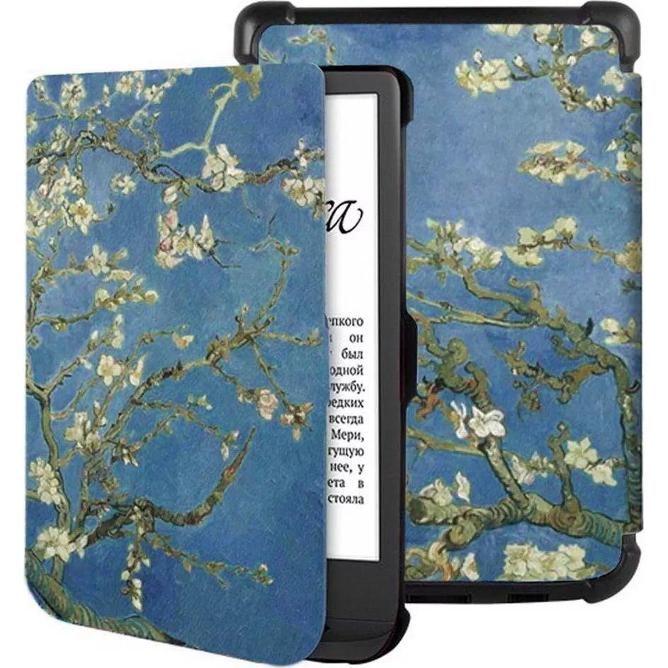 Strado Etui na tablet Etui graficzne do Pocketbook Lux 4/5 627/628 (Apricot) uniwersalny, Notebooktasche, Orange
