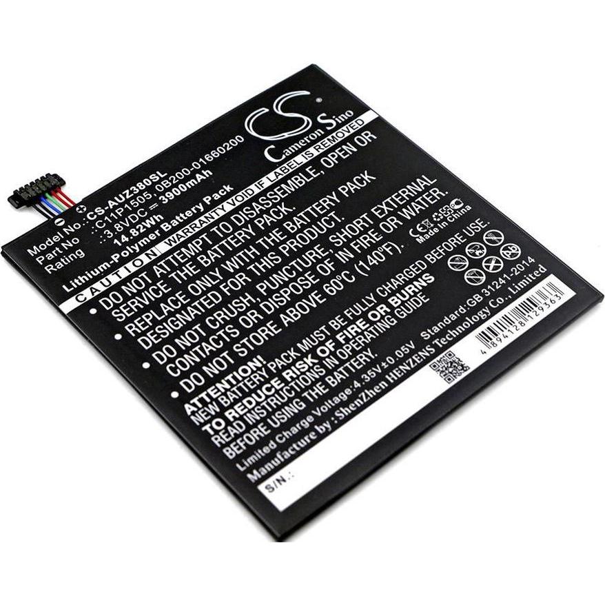 CoreParts Battery for Asus Mobile (3900 mAh), Notebook Akku, Schwarz