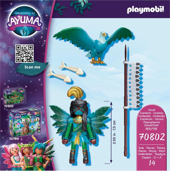 Actual product image Playmobil Knight Fairy with soul animal (70802, Playmobil Ayuma)