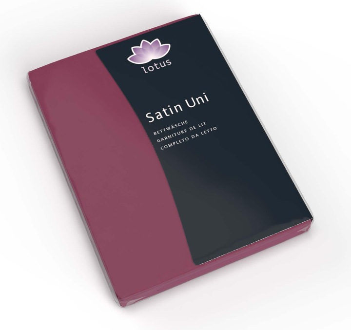 Actual product image Lotus Bettwaren Lotus Satin Fitted Sheet (160x200 cm)