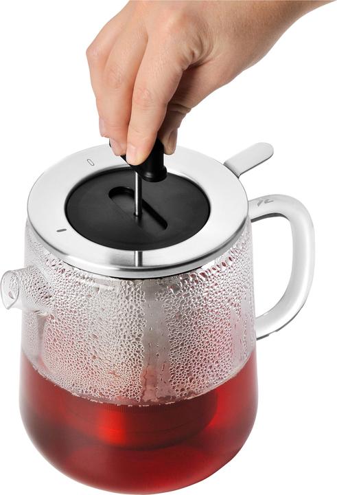 Produktbild WMF Teeset Teekanne mit Stövchen und Siebeinsatz 3tlg Glaskanne 1,3l SensiTea (1.30 l)
