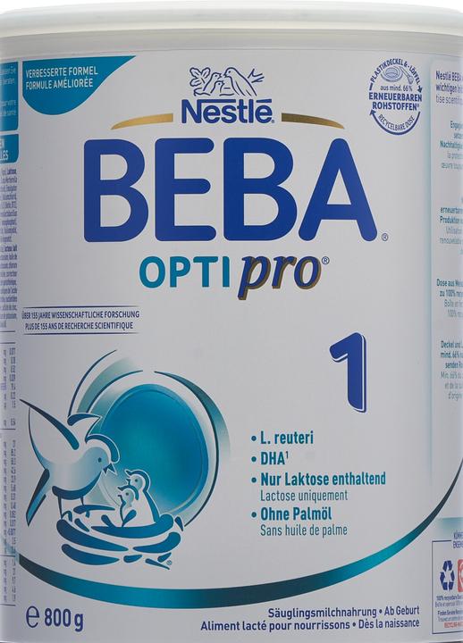 Actual product image Beba Optipro 1 (800 g, from birth)