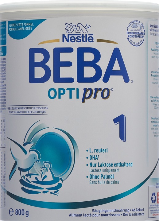 Actual product image Beba Optipro 1 (800 g, from birth)
