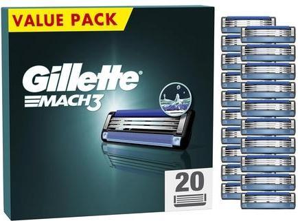 Productafbeelding Gillette Venus Gillette - Vervangingskoppen Gillette Mach3 - Variant: 20 stuks (20 x)