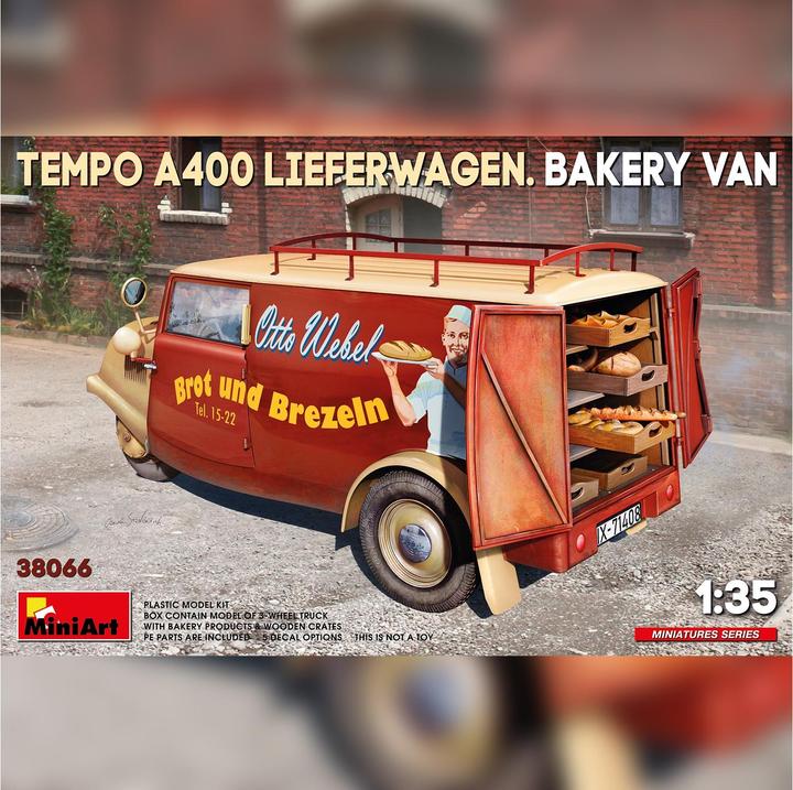 Produktbild 1:35 Tempo A400 Lieferwagen m. Backwaren