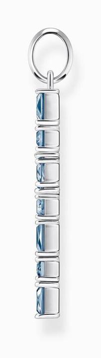 Produktbild Thomas Sabo Anhänger Kreuz Aqua Steine silber (925er Silber)