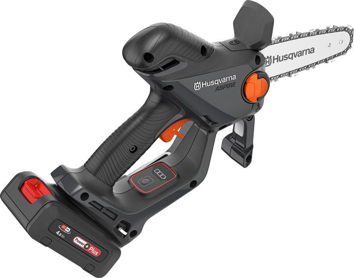 Actual product image Husqvarna Aspire® P8X-P4A mit Akku und Ladegerät (Battery chain saw)