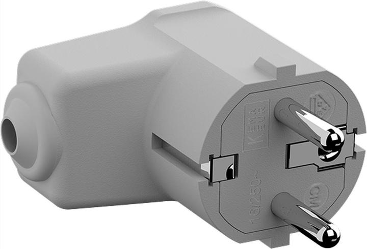 Produktbild Bachmann Mountable right-angle plug grey Netzstecker-Adapter (CEE 7/4)