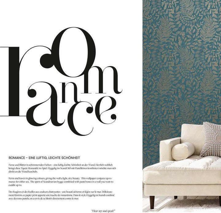 Actual product image A.S. Création Blätter (53 x 1005 cm)