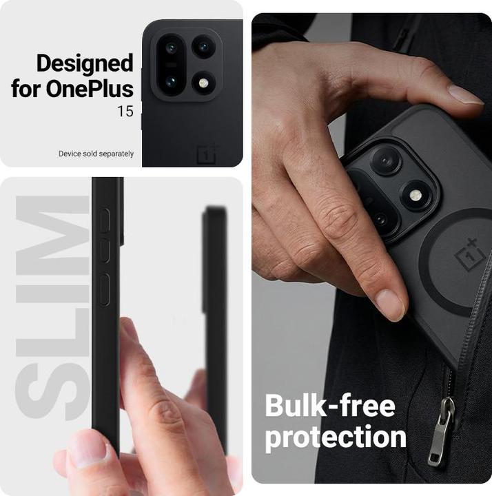 Produktbild Crong Hybrid Matte Magnetic - Etui MagSafe OnePlus 15 (czarny) (OnePlus 15)