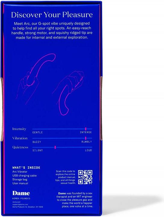 Produktbild Dame Products Arc G-Spot Vibrator Plum