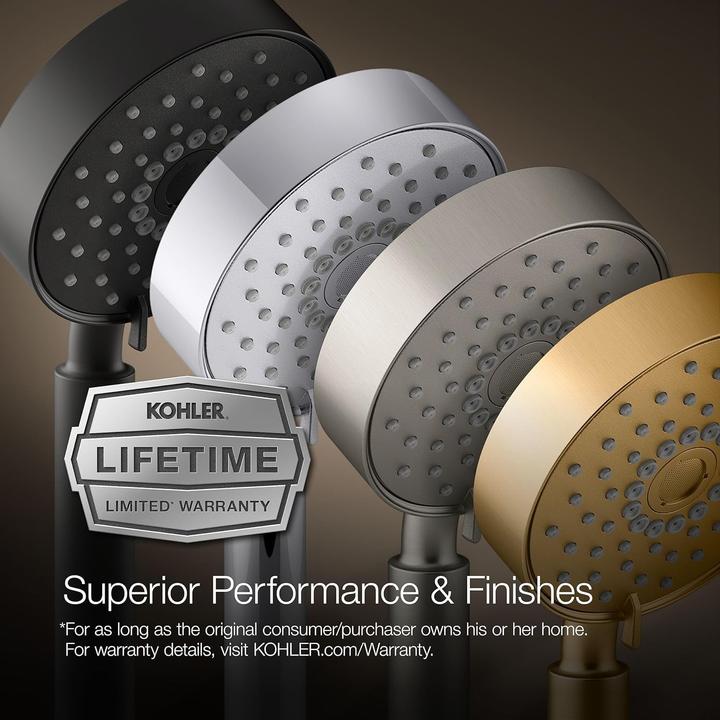 Actual product image Kohler Forte Multi-Function Shower Head (3 Beam types, 6.60 l/min)