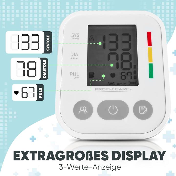 Immagine prodotto Profi-Care Monitor della pressione sanguigna (Sfigmomanometro per braccio)