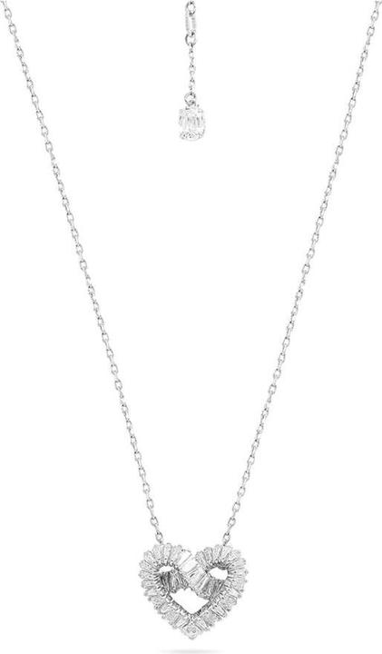 Immagine prodotto Swarovski Collana Matrix Vari Tagli Cuore Bianco (Metallo Swarovski, 38 - 43 cm)