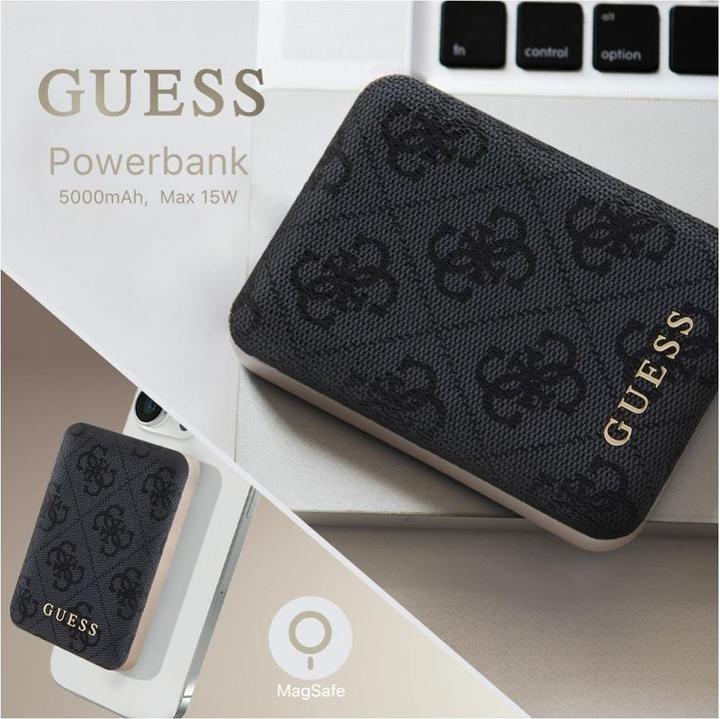 Actual product image Guess Power Bank MagSafe 5000mAh 4G PU (5000 mAh, 15 W)