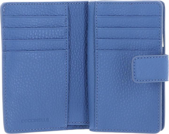 Actual product image Coccinelle Metallic Soft Mini Wallet Grained Leather
