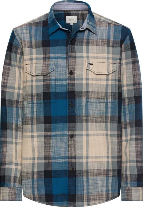 Camel Active Lässiges Langarmhemd aus reiner Baumwolle