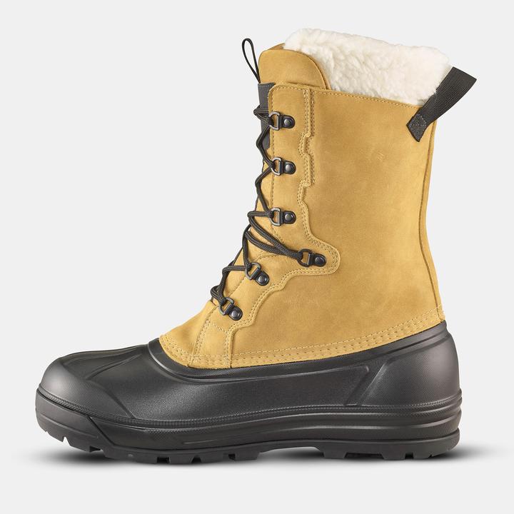 Produktbild Quechua Schneestiefel Herren Leder mit Schnürung warm wasserdicht Winterwandern - SH900 (39)