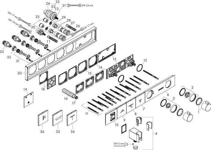 Produktbild hansgrohe RainSelect Chrom