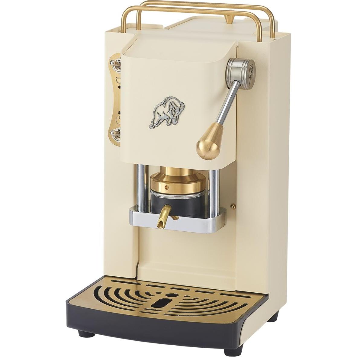 Faber Pro Essential Old British Heritage Weiss Messing, Macchina da caffè a capsule, Bianco