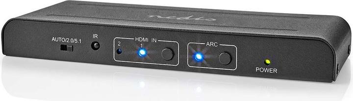 Actual product image Nedis HDMI ™ Extractor | HDMI™ input | TosLink socket / 2x HDMI™ output / 2x RCA / 3.5 mm | Maxim
