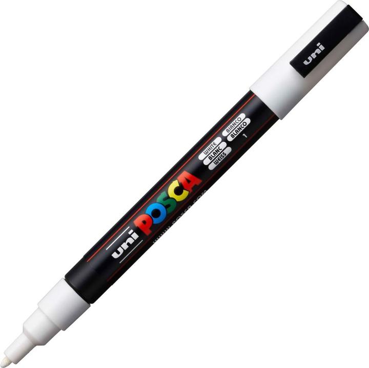 Image du produit Posca Marker PC-3M Rundspitze (Blanc, 1.30 mm, 1 x)