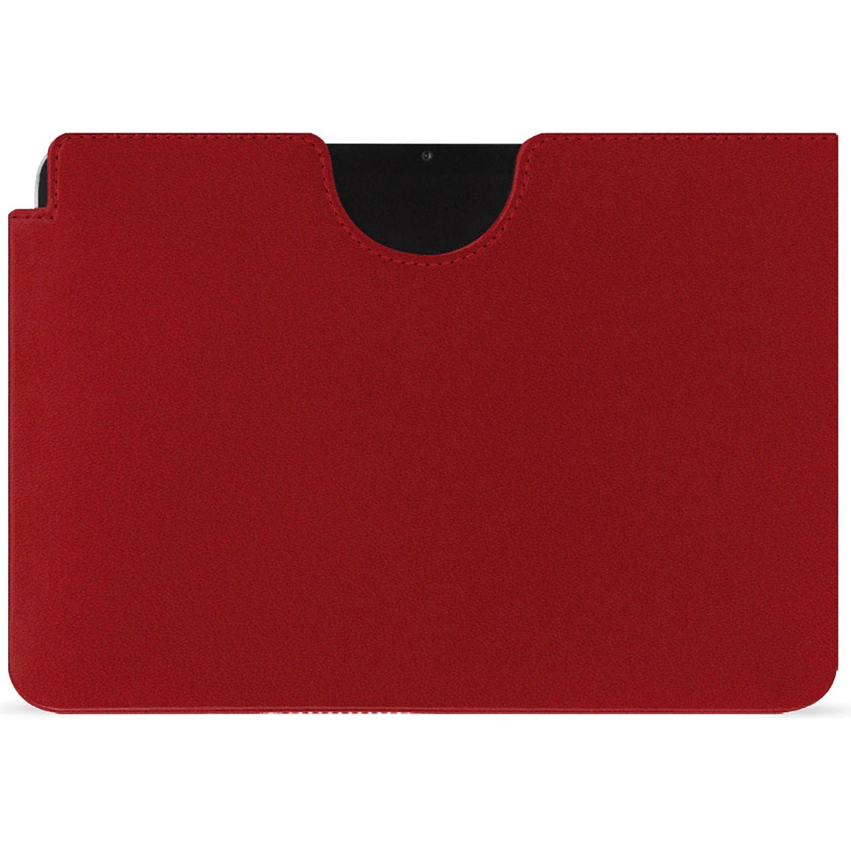 Noreve Lederschutzhülle (iPad 2022 (10. Gen)), Tablet Hülle, Rot