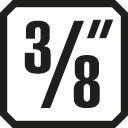 Productafbeelding Gedore Zeskant dopsleutel (6 mm, 10 mm, 7 mm, 5 mm, 8 mm, 9 mm, 4 mm)