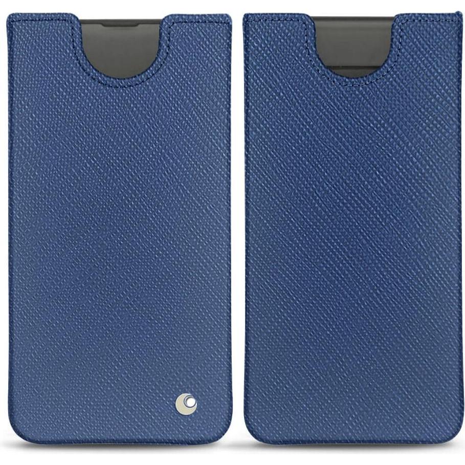 Noreve Lederschutzhülle (Samsung Galaxy S10), Smartphone Hülle, Blau