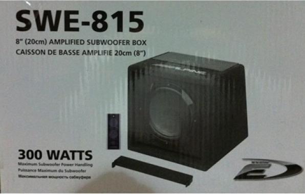 Actual product image Alpine SWE-815 (300 W)