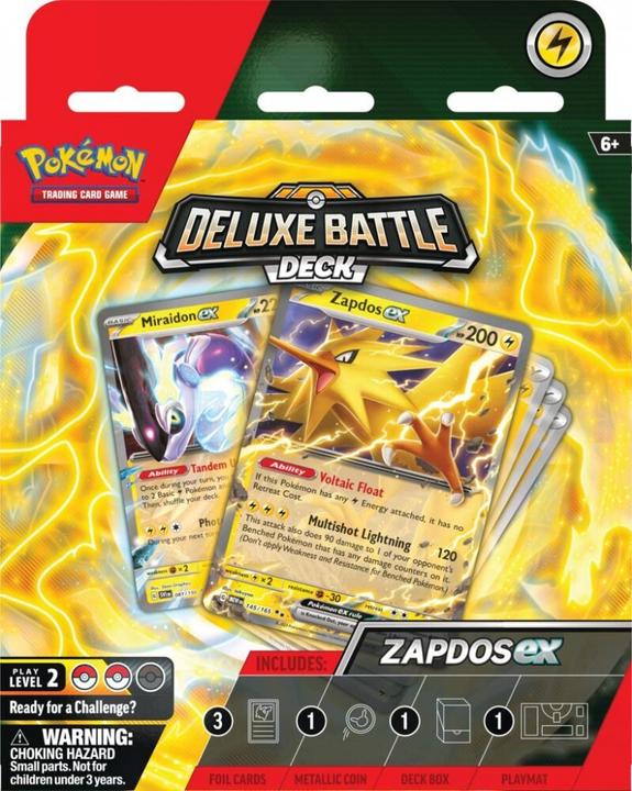 Actual product image Pokémon Deluxe Battle Deck Zapdos Ex-Karten (Deck)