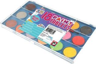 Immagine prodotto Grafix Tavolozza per acquerello con pennello (Multicolore, 18 ml)