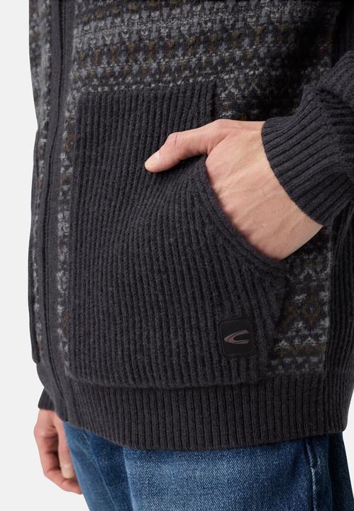 Produktbild Camel Active Strickjacke mit Stehkragen (L)