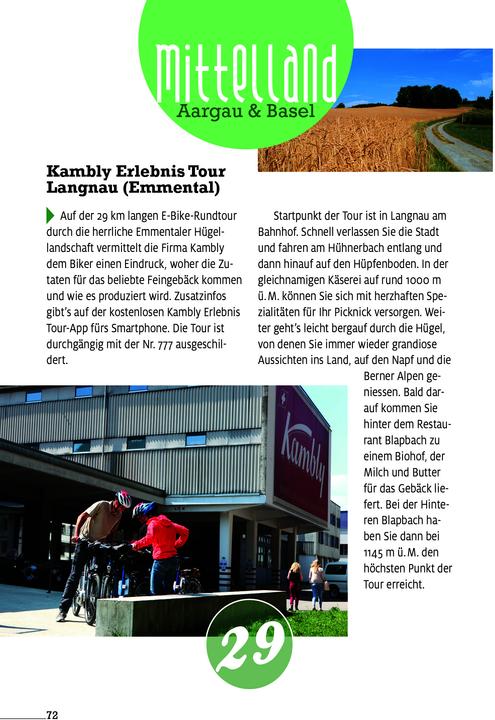 Produktbild Kümmerly+Frey Erlebnis Schweiz E-Bike Touren - Führer (Deutsch, 2025)