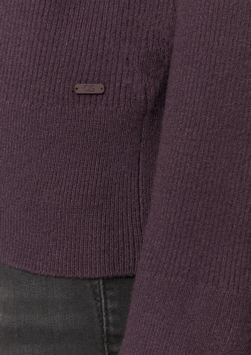 Actual product image S.Oliver Strickpullover Rippstrickpulover mit weiten Ärmeln (S)