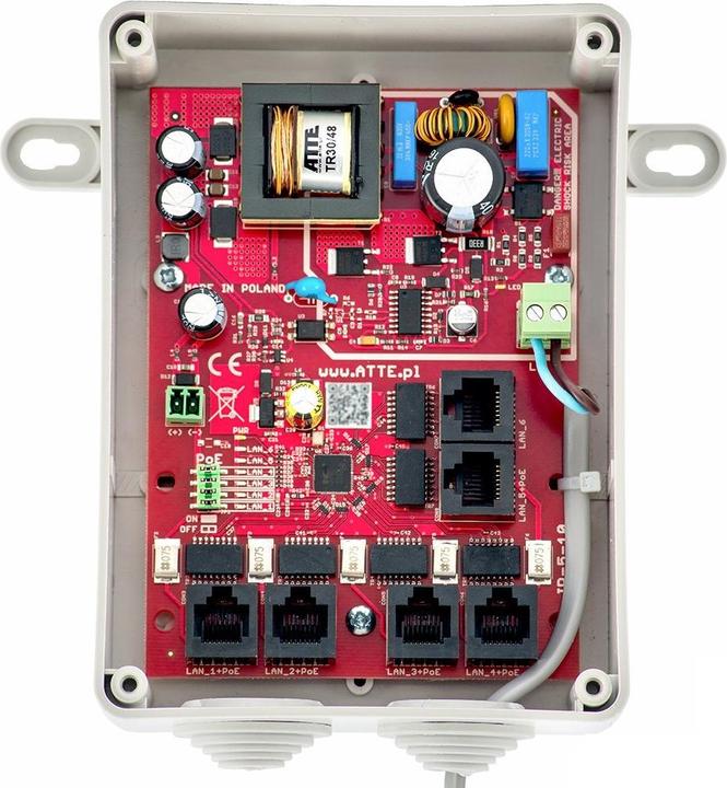 Image du produit Atte COMMUTATEUR DE POE 5 PORTS IPB-5-10A-S4 (5 Ports)